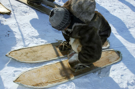 Якутские лыжи-снегоступы